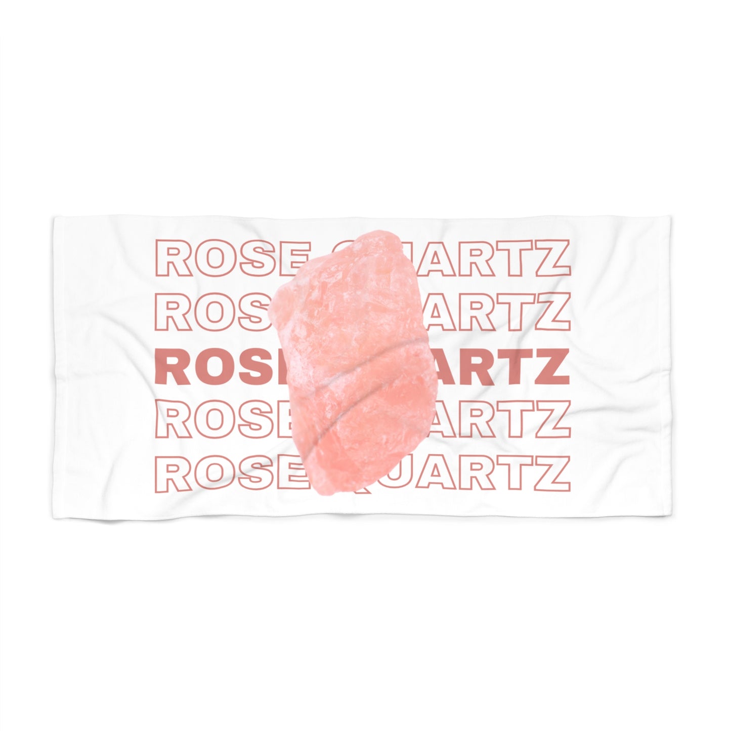 "Rose Quartz", Beach Towel