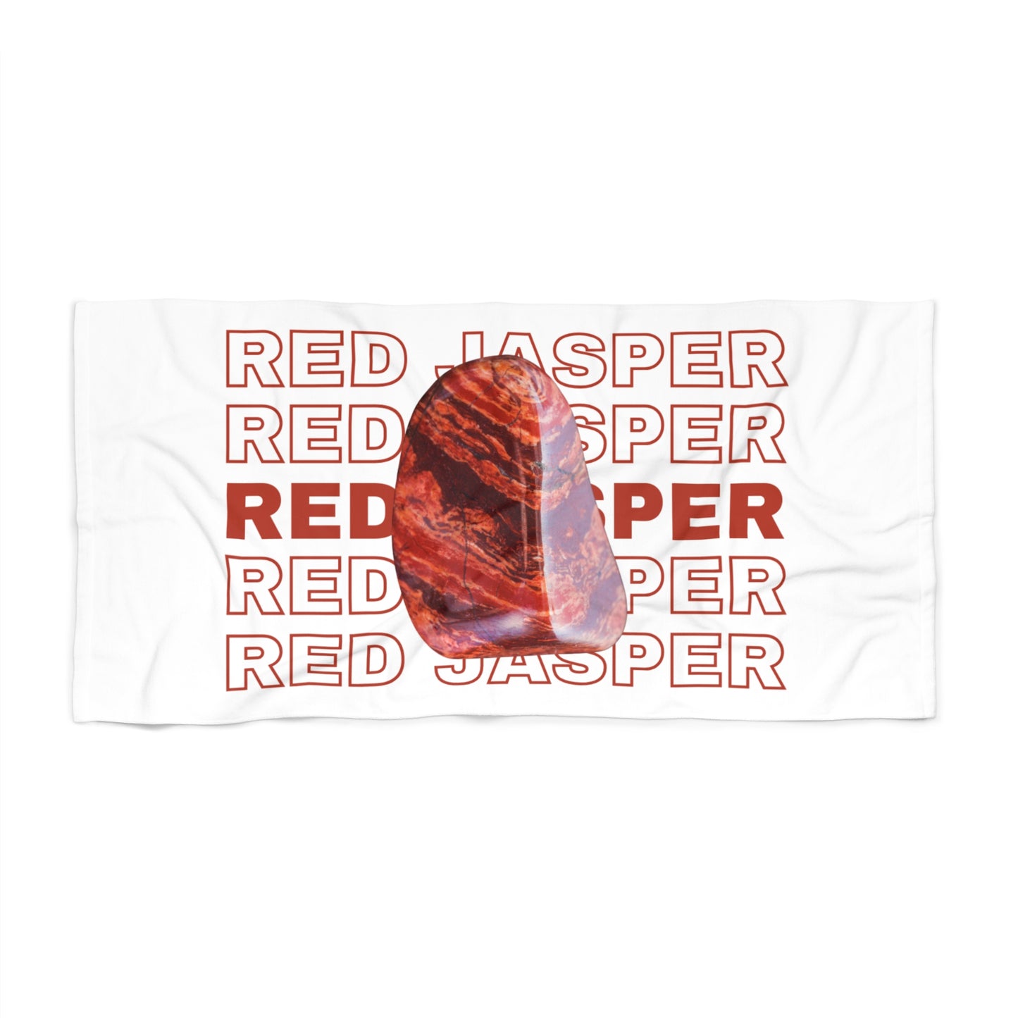 "Red Jasper", Beach Towel
