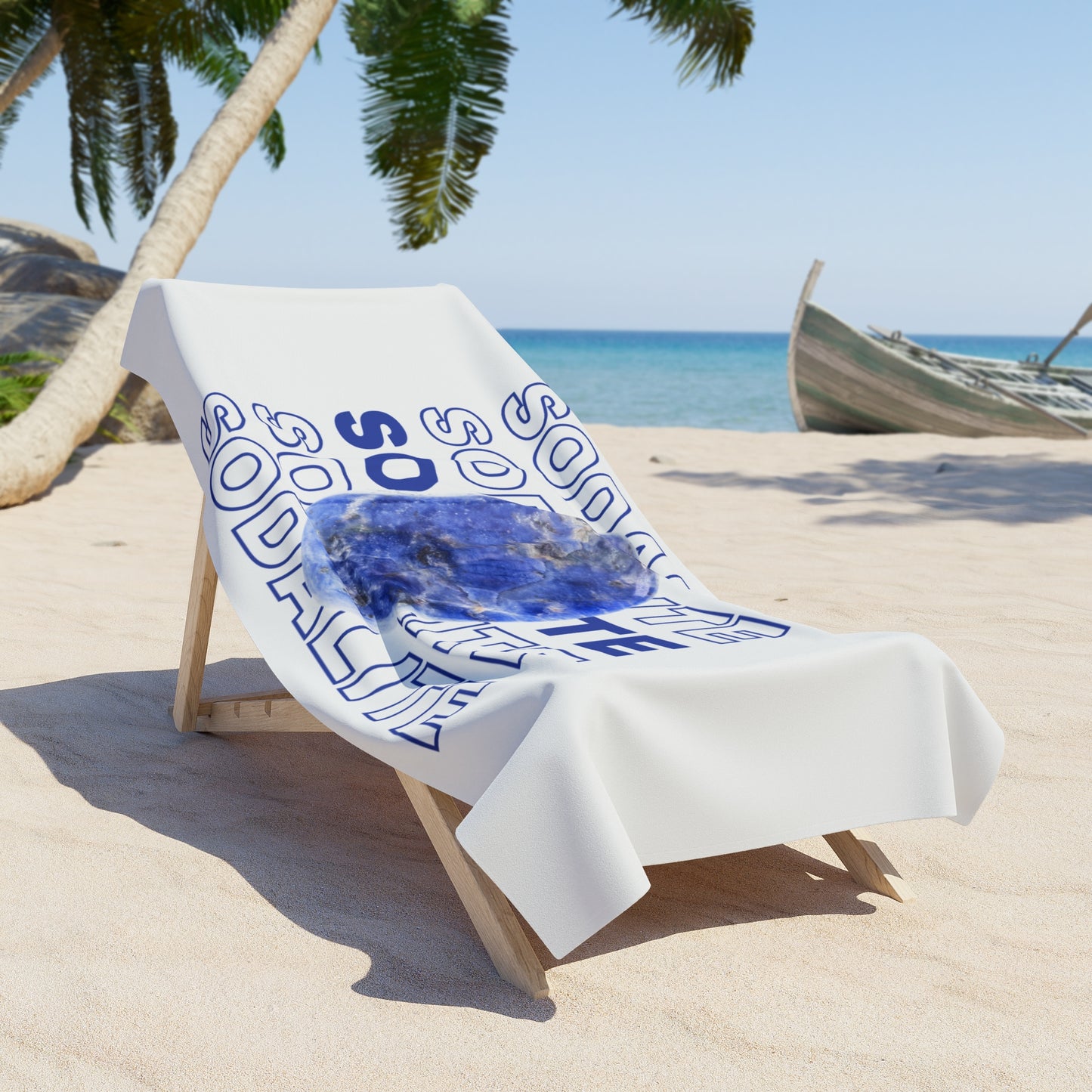 "Sodalite", Beach Towel