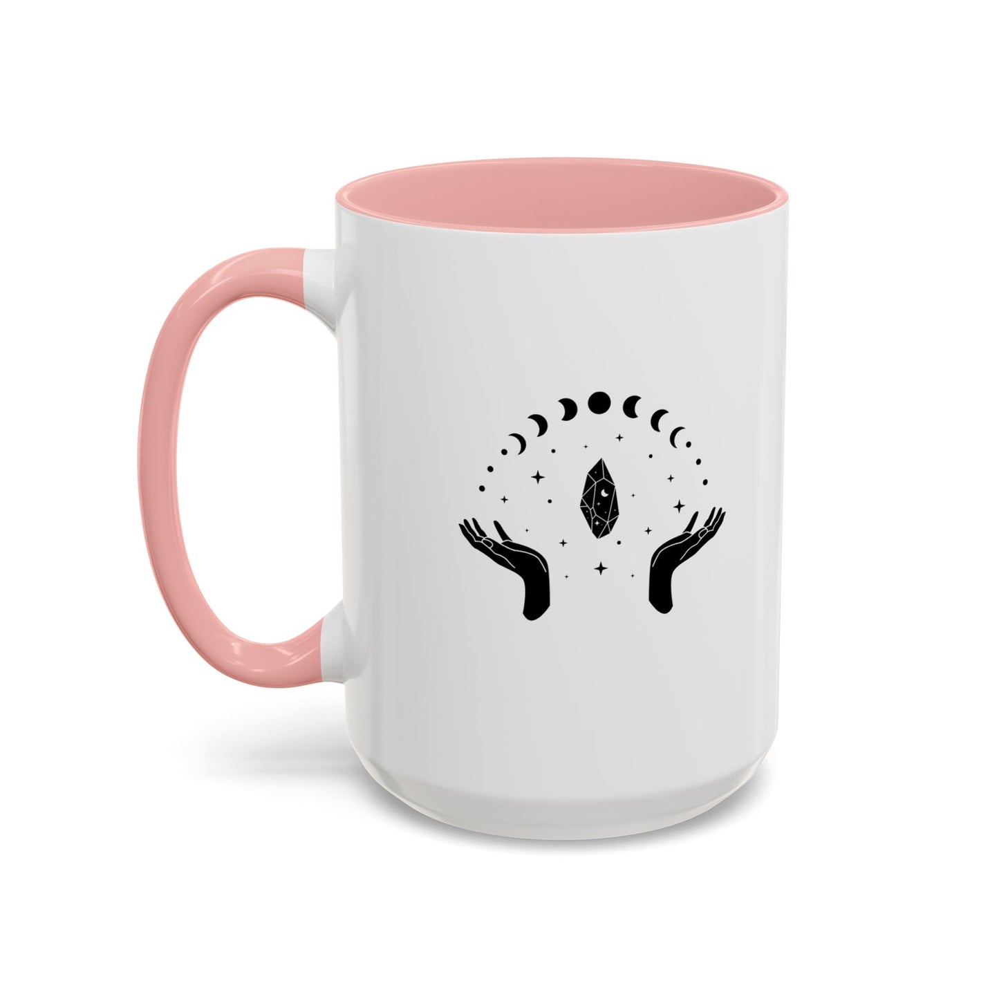 Moon Phases, Crystals, & Hands, Coffee Mug, 11 & 15 oz