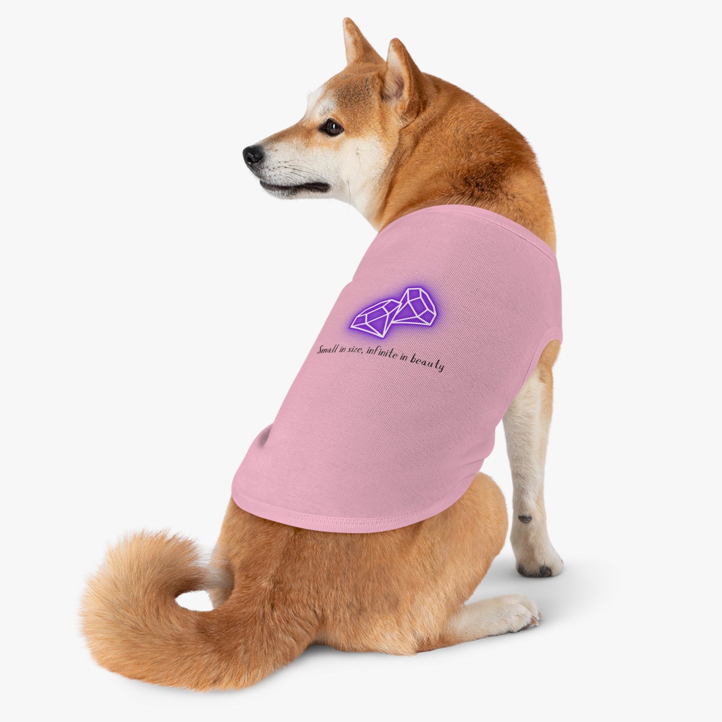 "Small in Size, Infinite in Beauty" Pet Tank Top