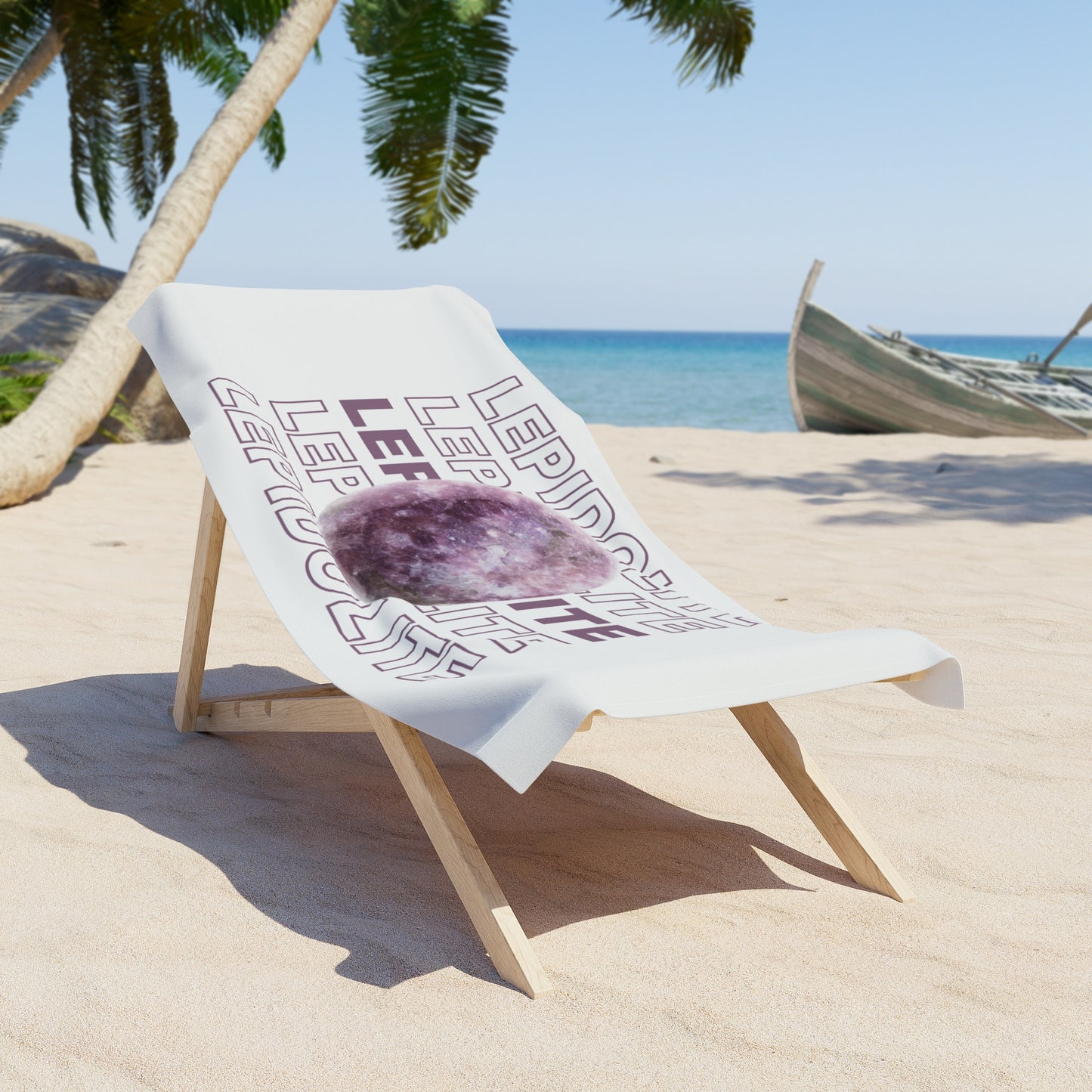 "Lepidolite", Beach Towel