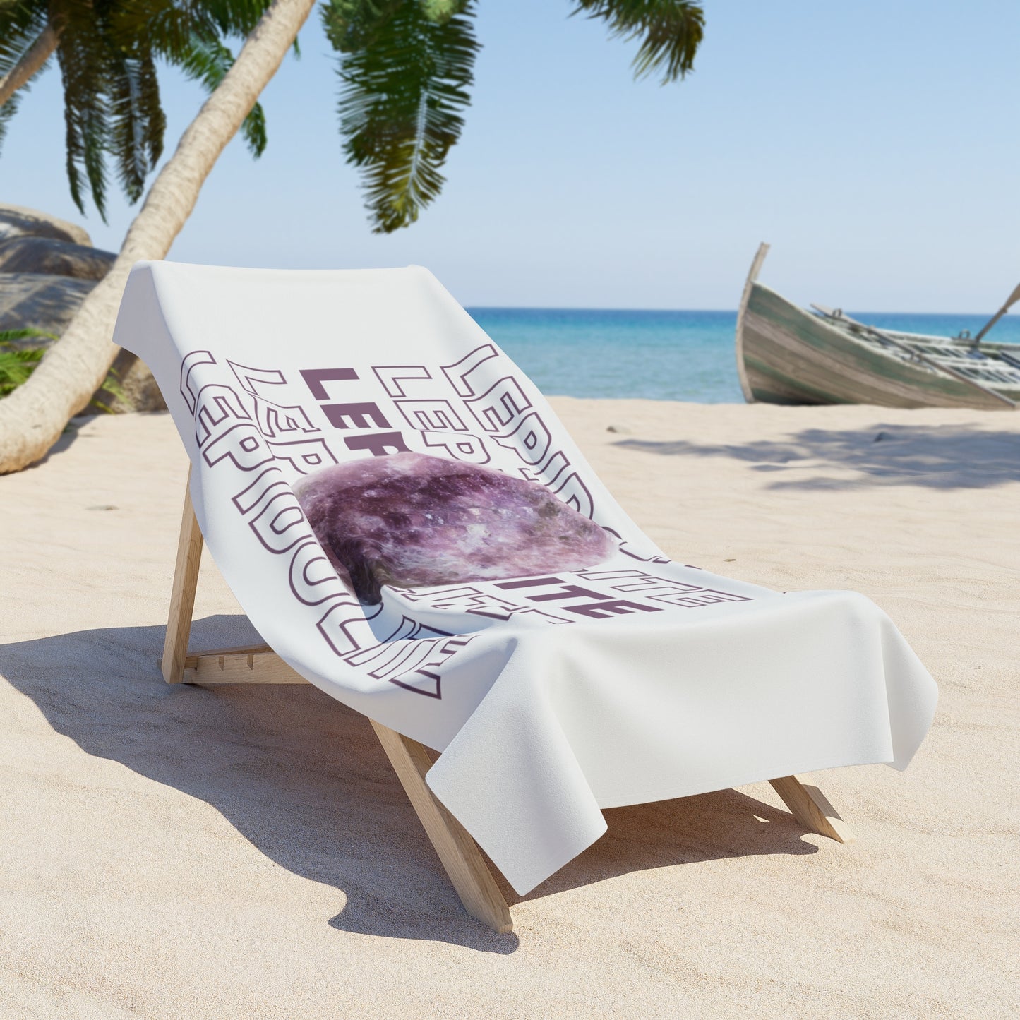 "Lepidolite", Beach Towel