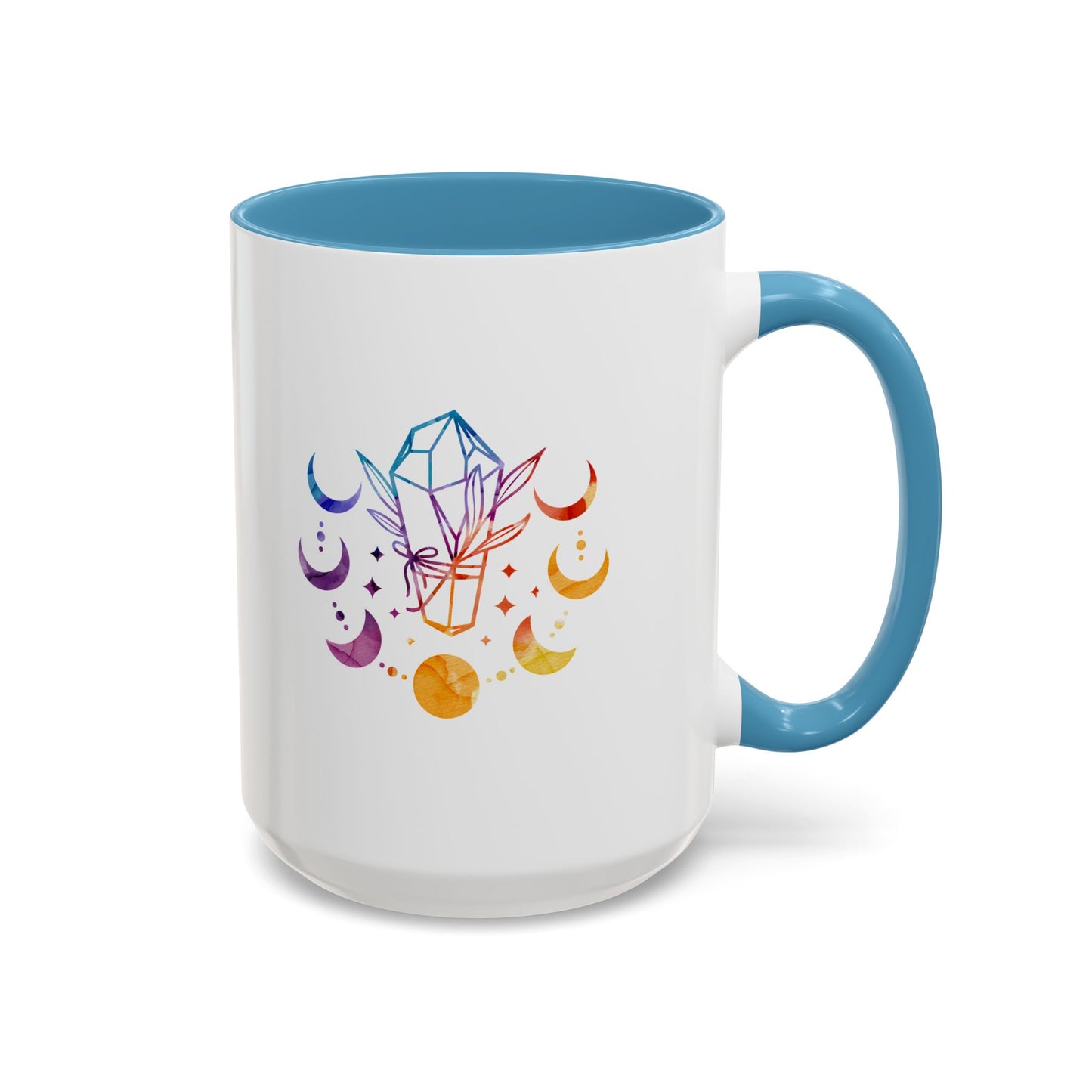 Moon Phases w/ Crystal, Coffee Mug, 11 & 15 oz