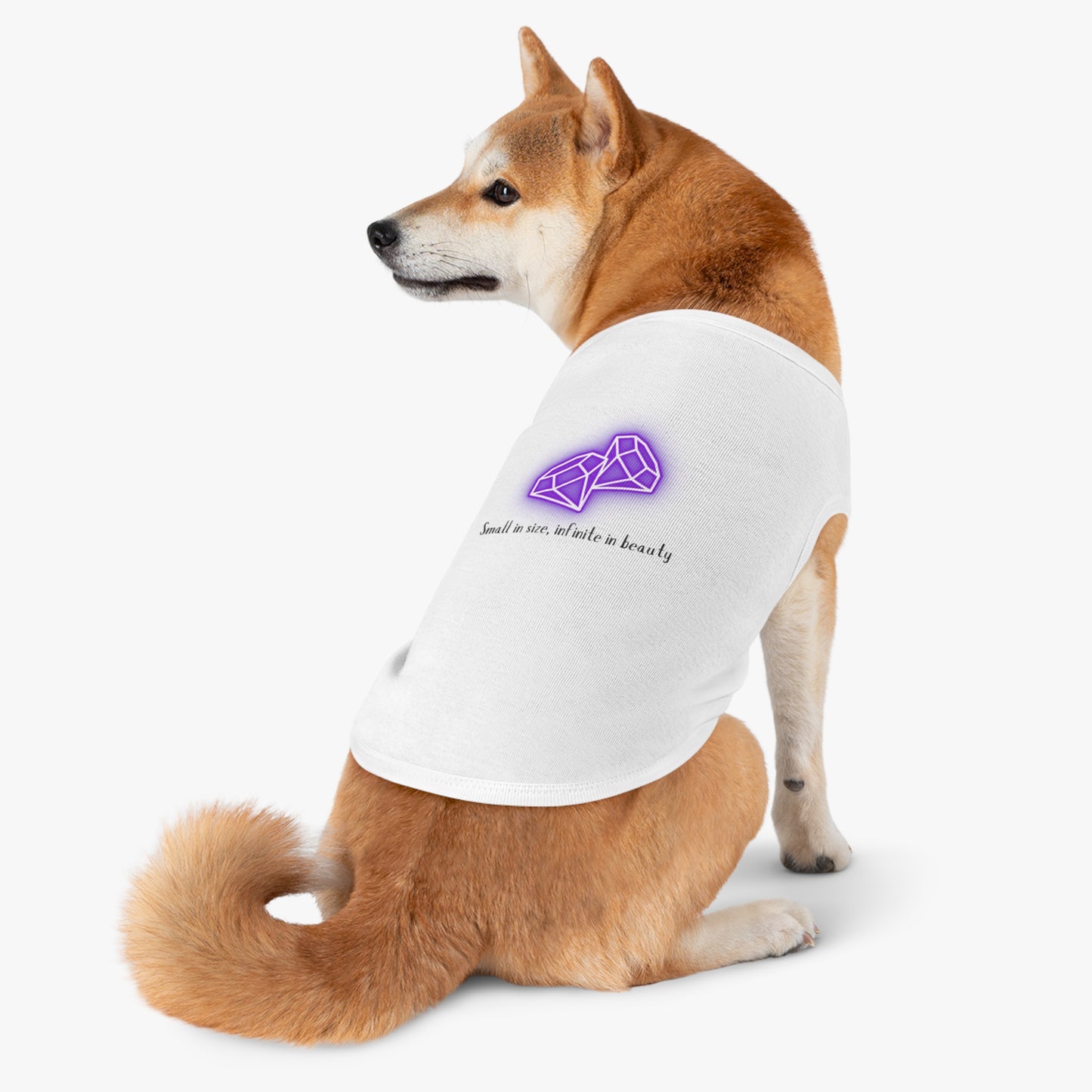 "Small in Size, Infinite in Beauty" Pet Tank Top