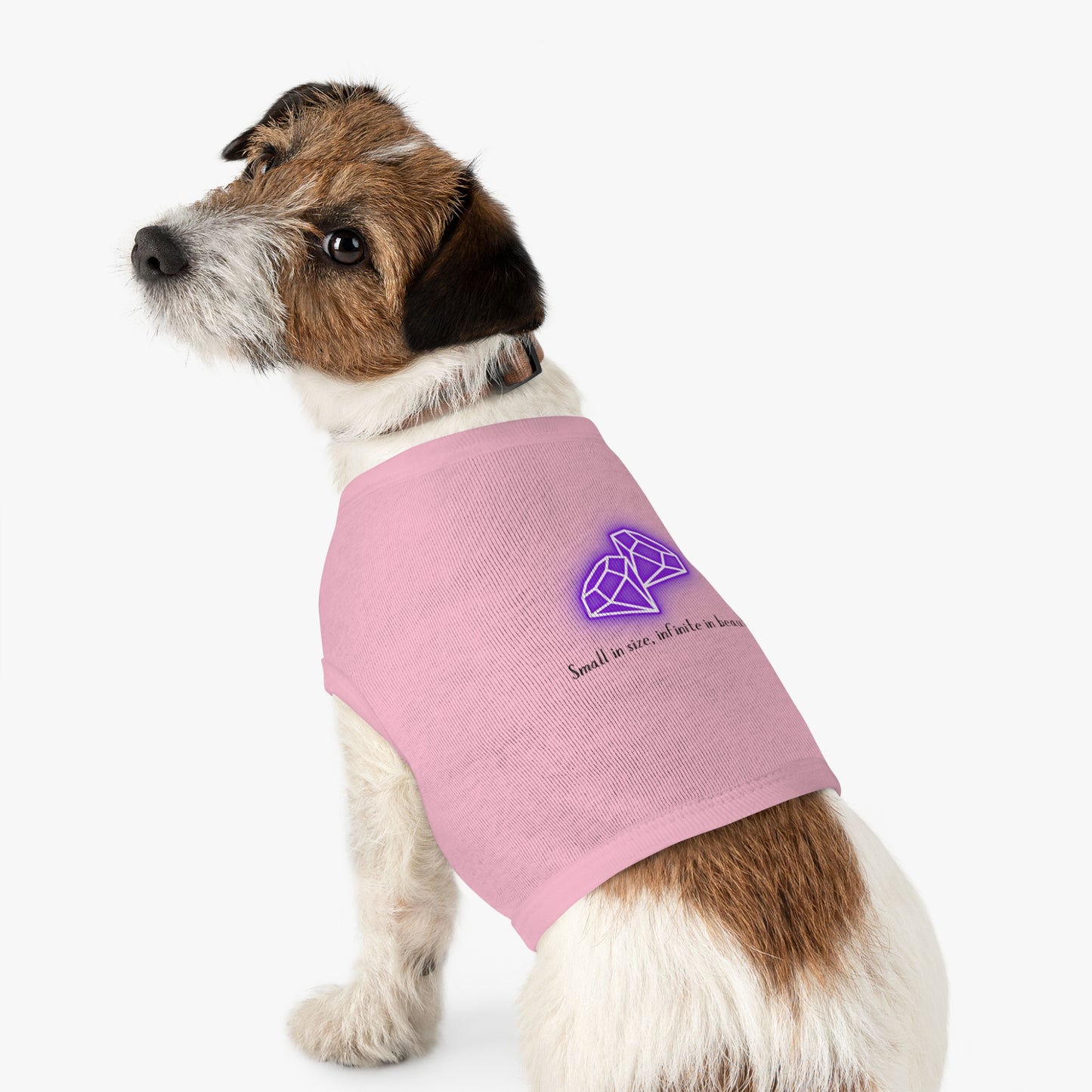 "Small in Size, Infinite in Beauty" Pet Tank Top