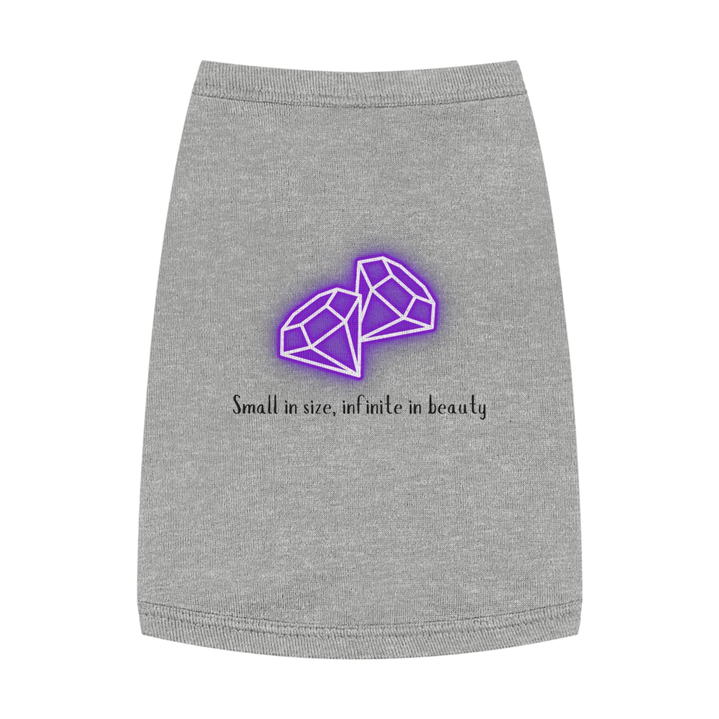 "Small in Size, Infinite in Beauty" Pet Tank Top