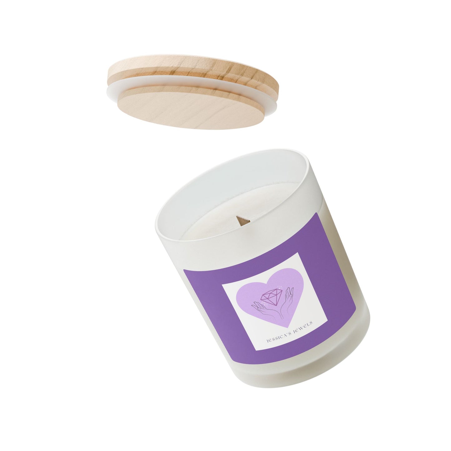 Official "Jessica's Jewels" Soy Candle w/ 9 Scent Choices, 11oz
