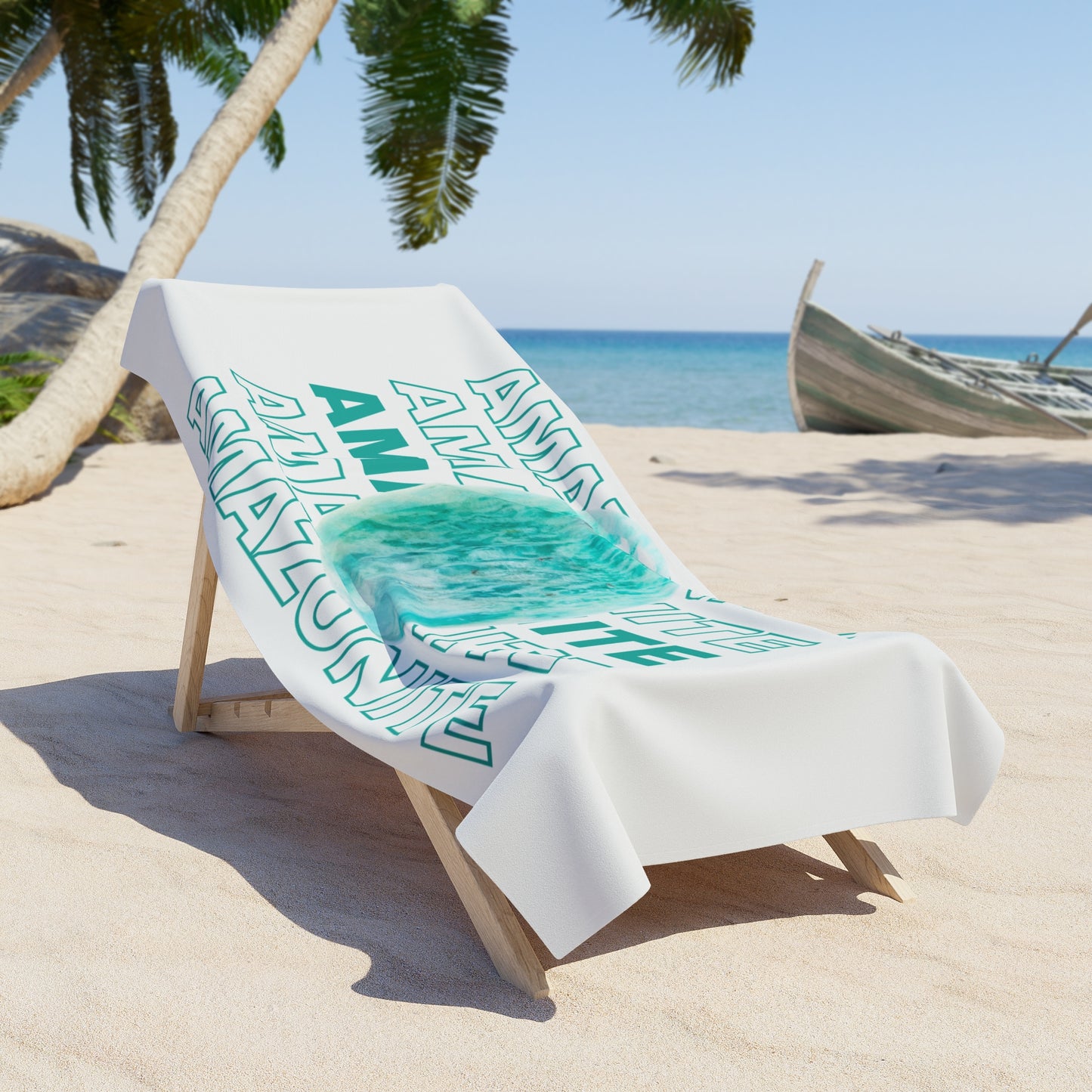 "Amazonite", Beach Towel