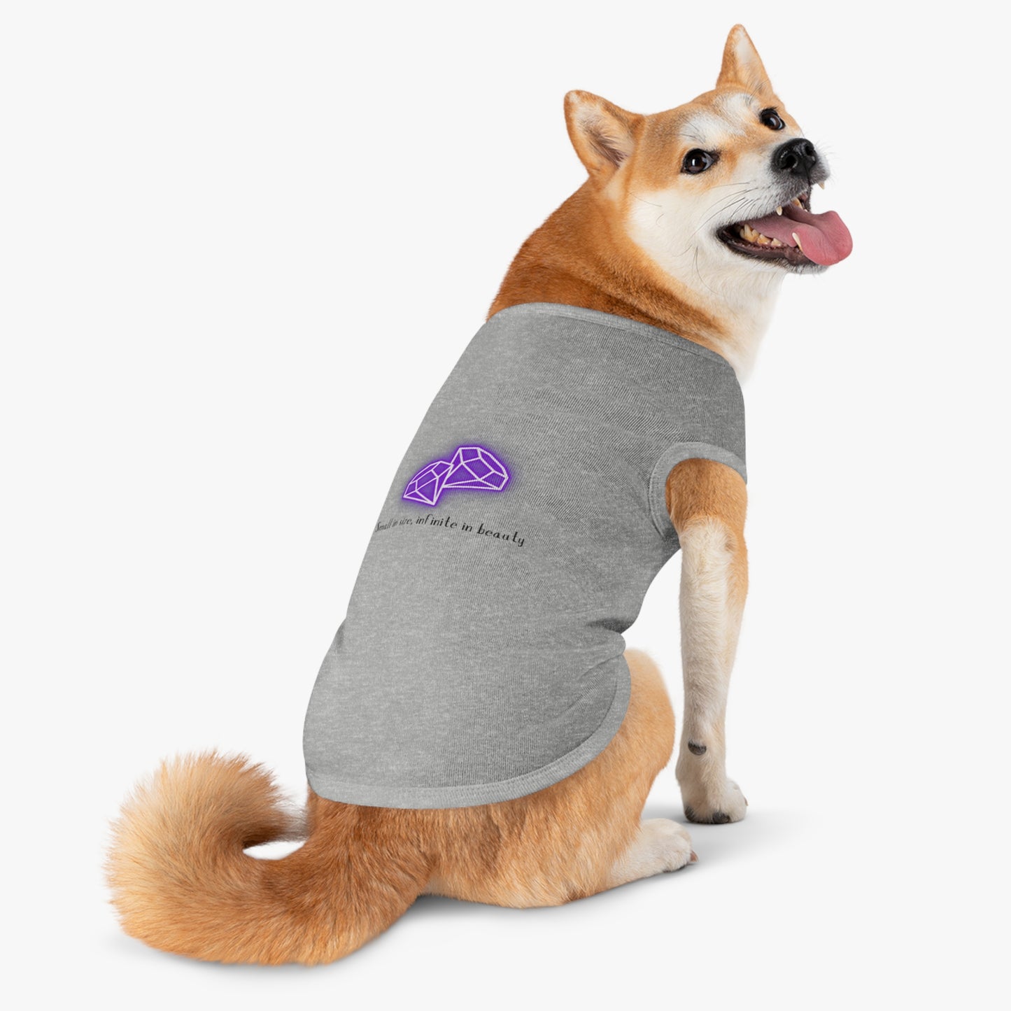 "Small in Size, Infinite in Beauty" Pet Tank Top