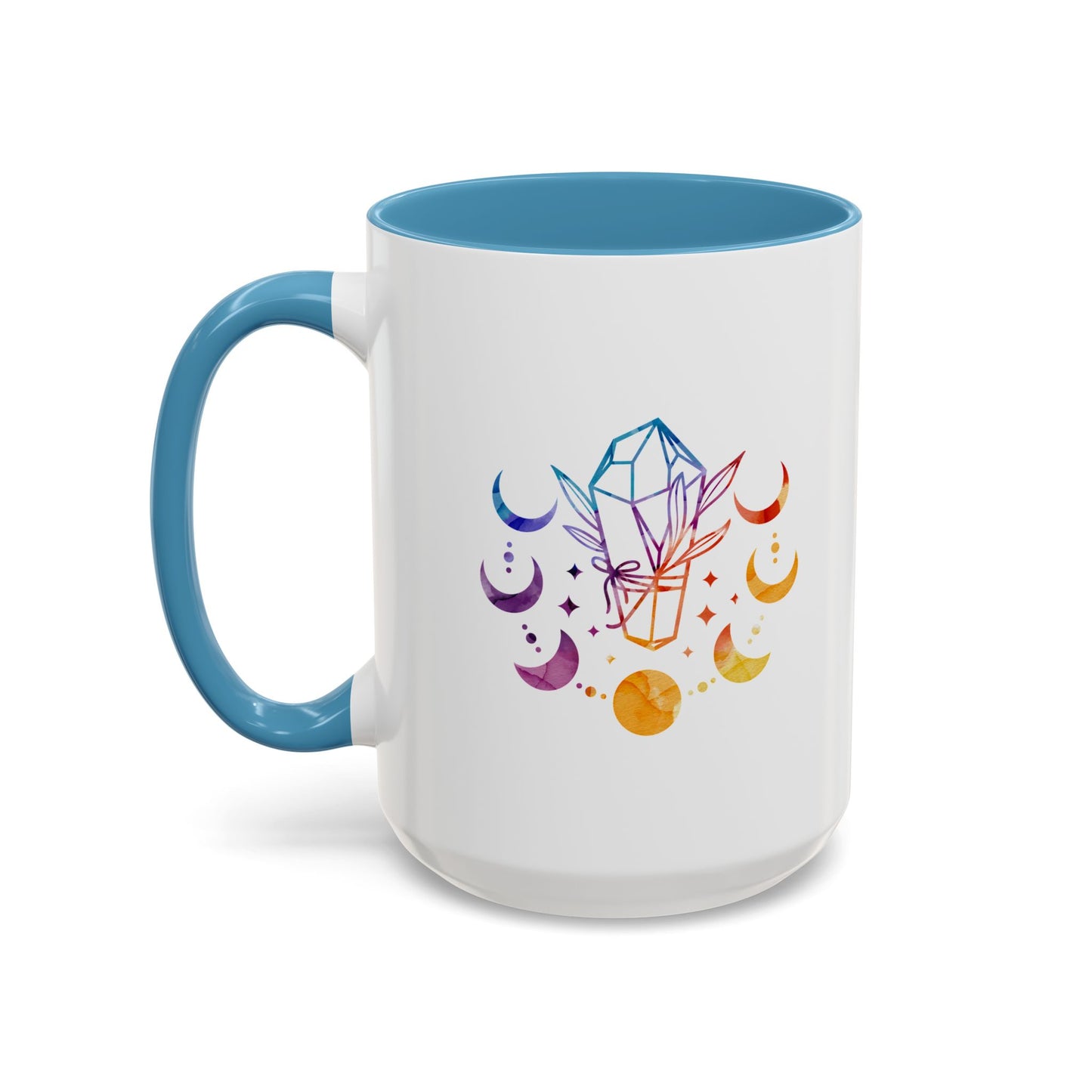 Moon Phases w/ Crystal, Coffee Mug, 11 & 15 oz