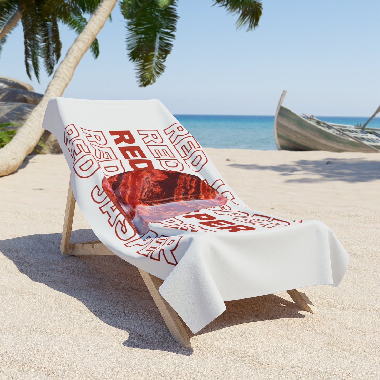 "Red Jasper", Beach Towel