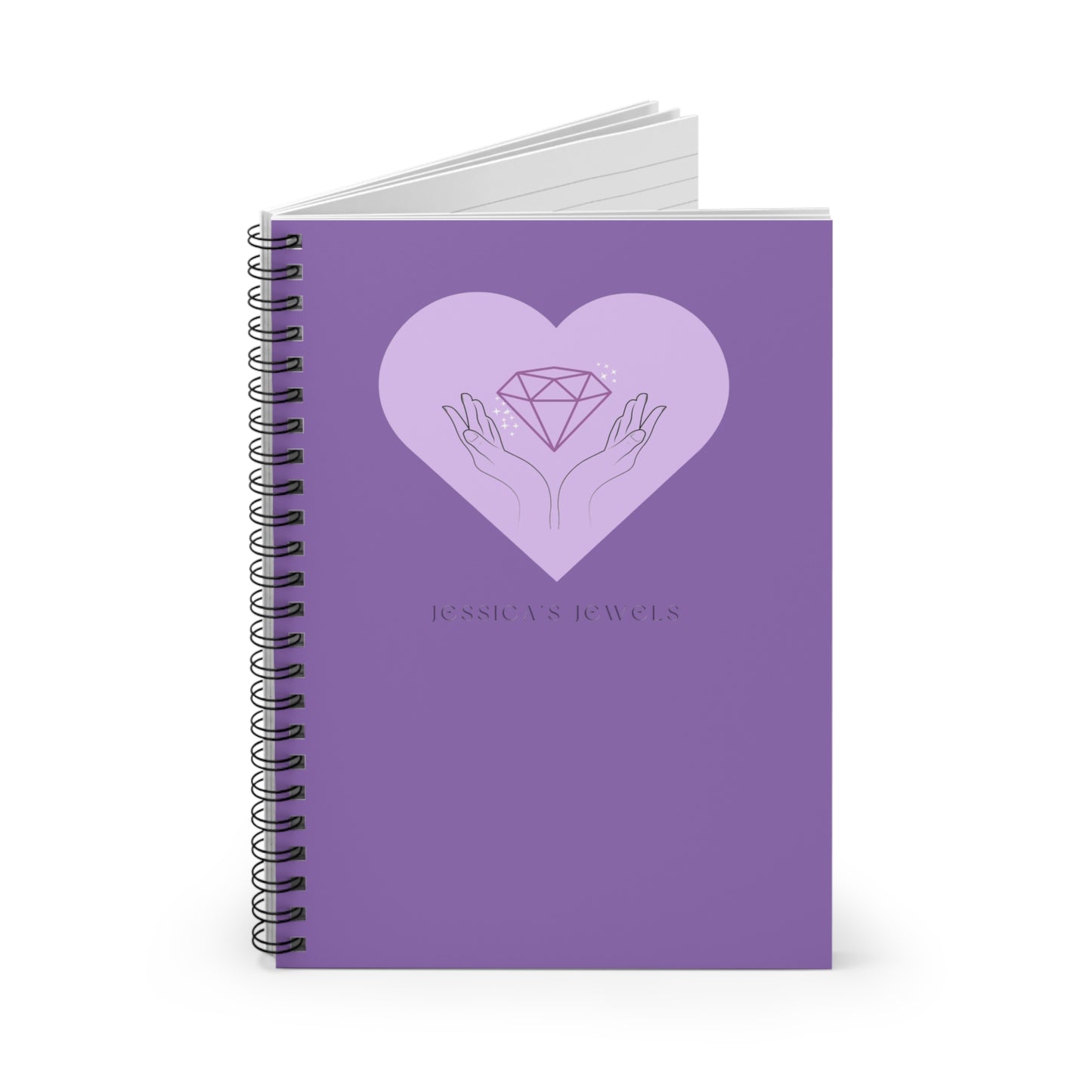 Official "Jessica's Jewels", Spiral Notebook - Ruled Line