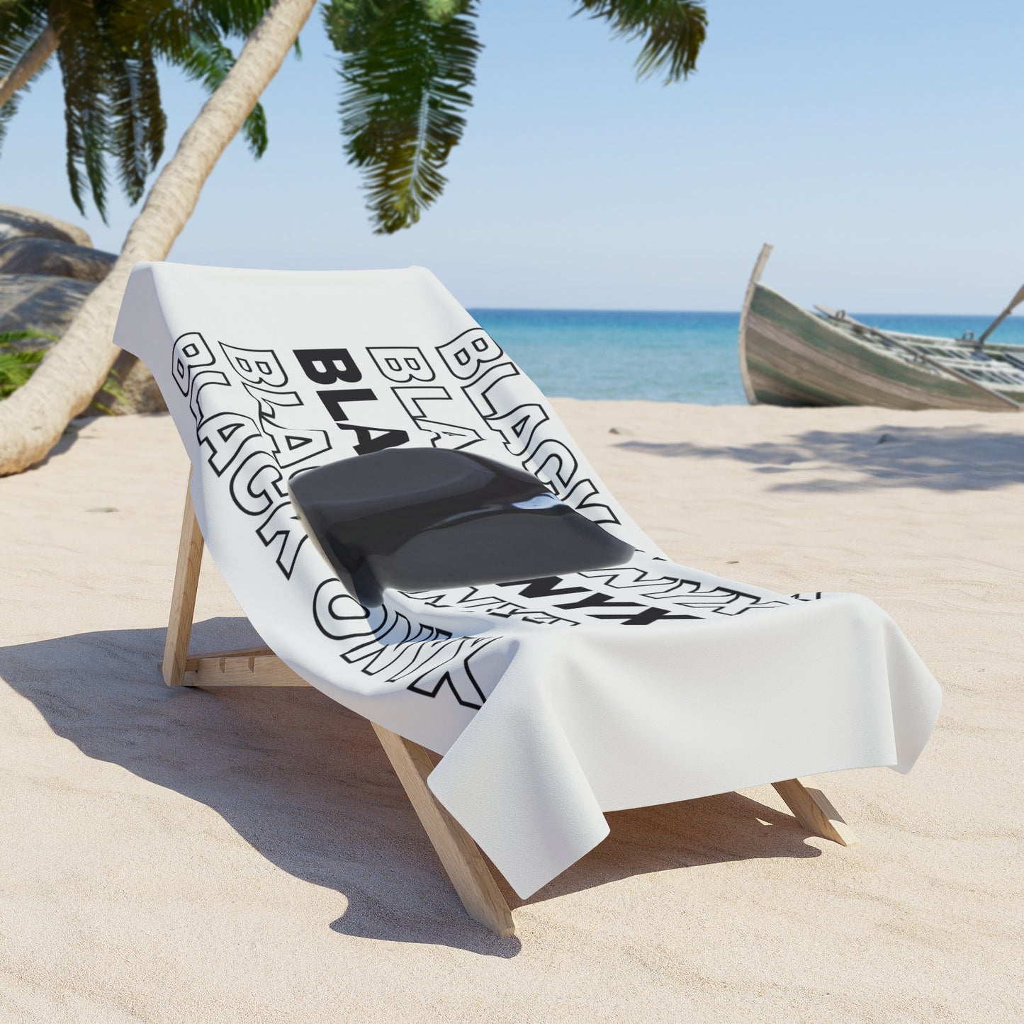 "Black Onyx", Beach Towel