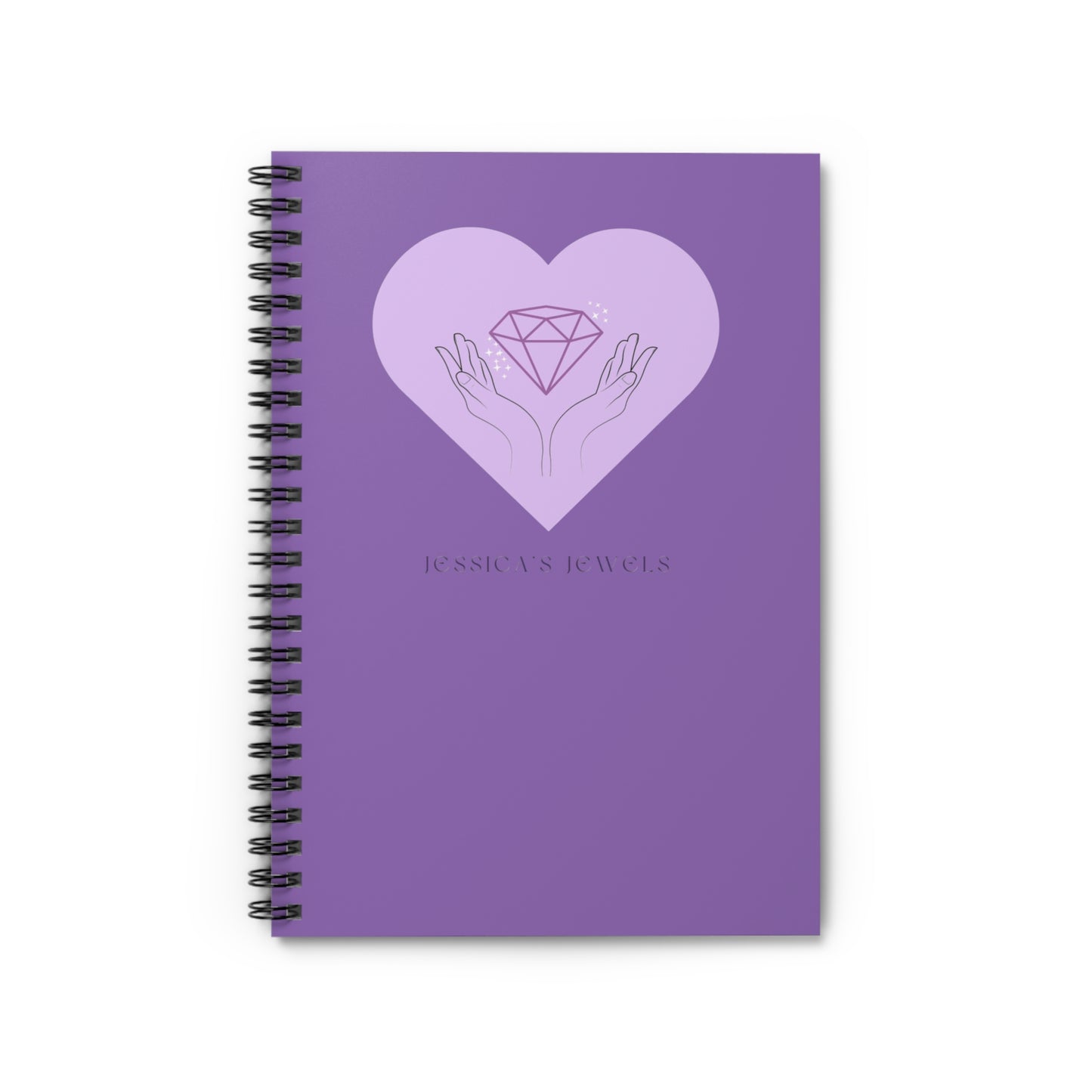 Official "Jessica's Jewels", Spiral Notebook - Ruled Line