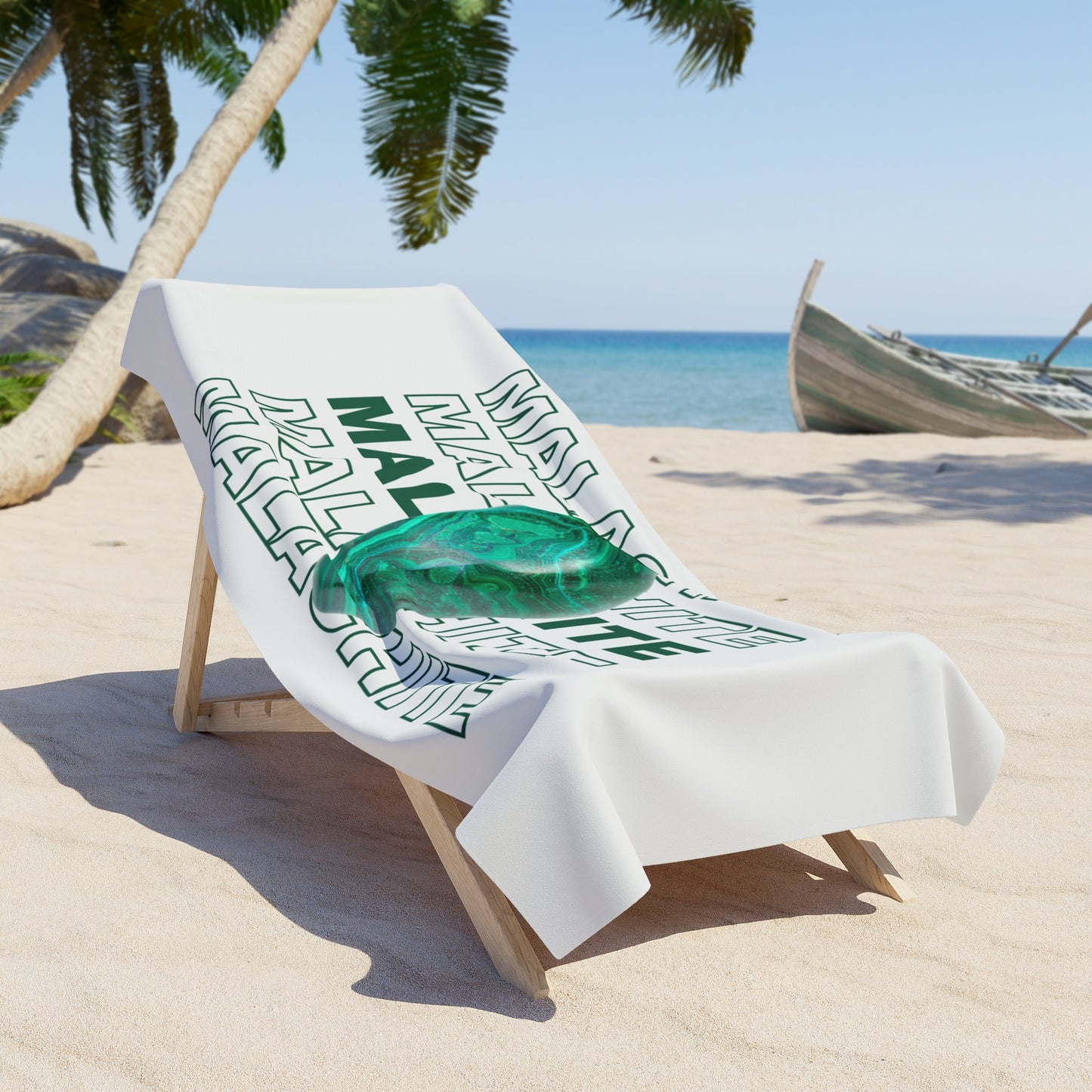 "Malachite", Beach Towel
