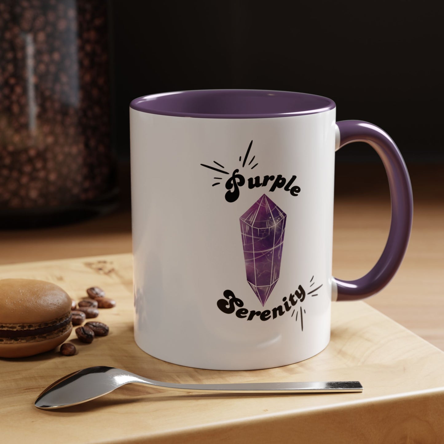 "Purple Serenity" Coffee Mug, 11 & 15 oz