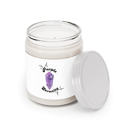 "Purple Serenity" Soy Candle w/ 9 Scent Choices, 9oz