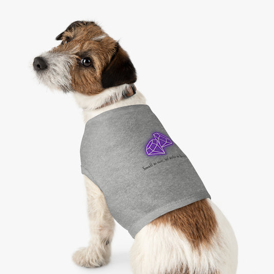 "Small in Size, Infinite in Beauty" Pet Tank Top