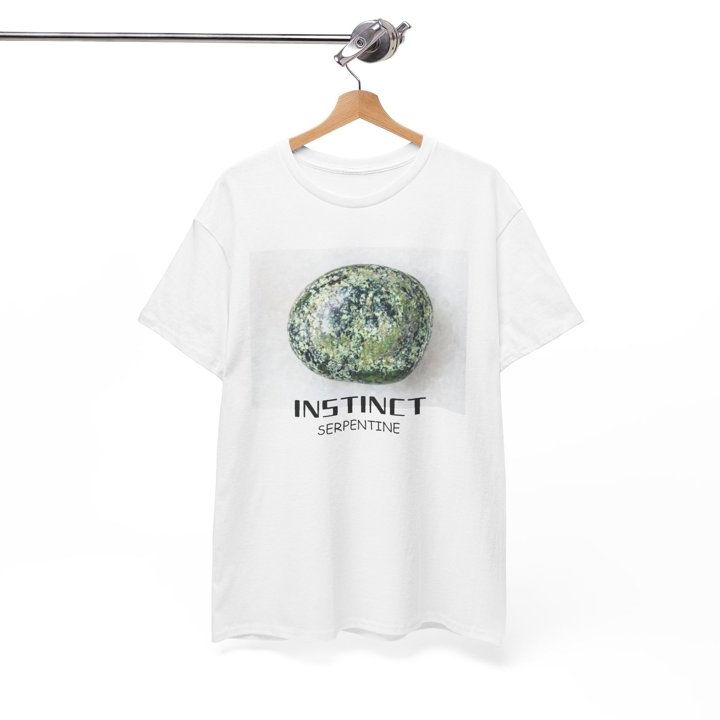 "Instinct" w/ Serpentine Stone, Heavy Cotton Tee