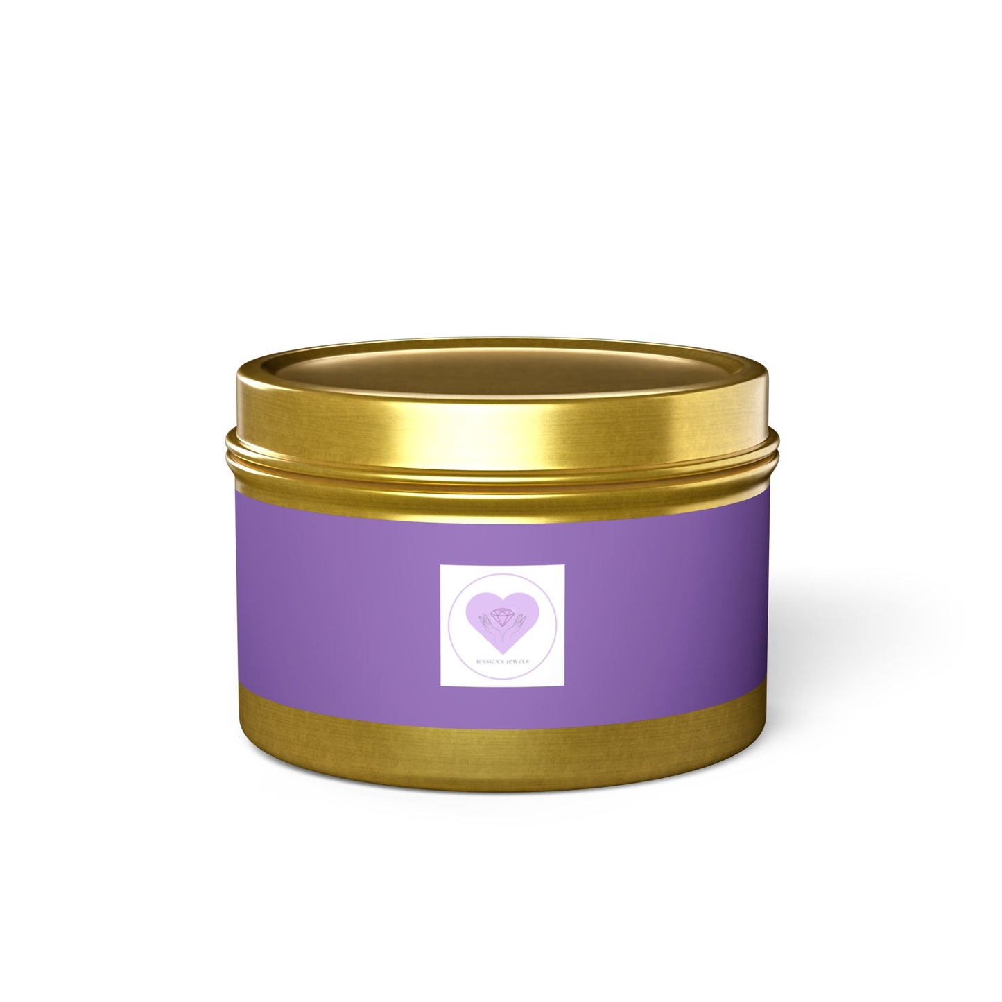 Official "Jessica's Jewels" Tin Soy Candle w/ 5 Scent Choices