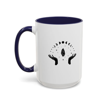 Moon Phases, Crystals, & Hands, Coffee Mug, 11 & 15 oz