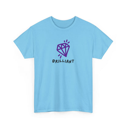 "Brilliant" w/Purple Diamond, Heavy Cotton Tee