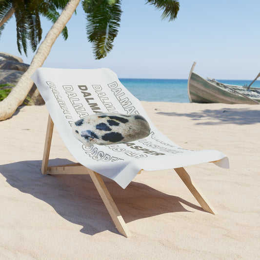 "Dalmation Jasper", Beach Towel