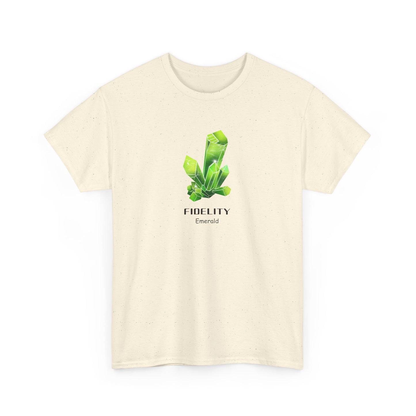 "Fidelity" w/ Emerald Crystal, Heavy Cotton Tee