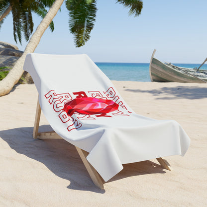 "Ruby", Beach Towel