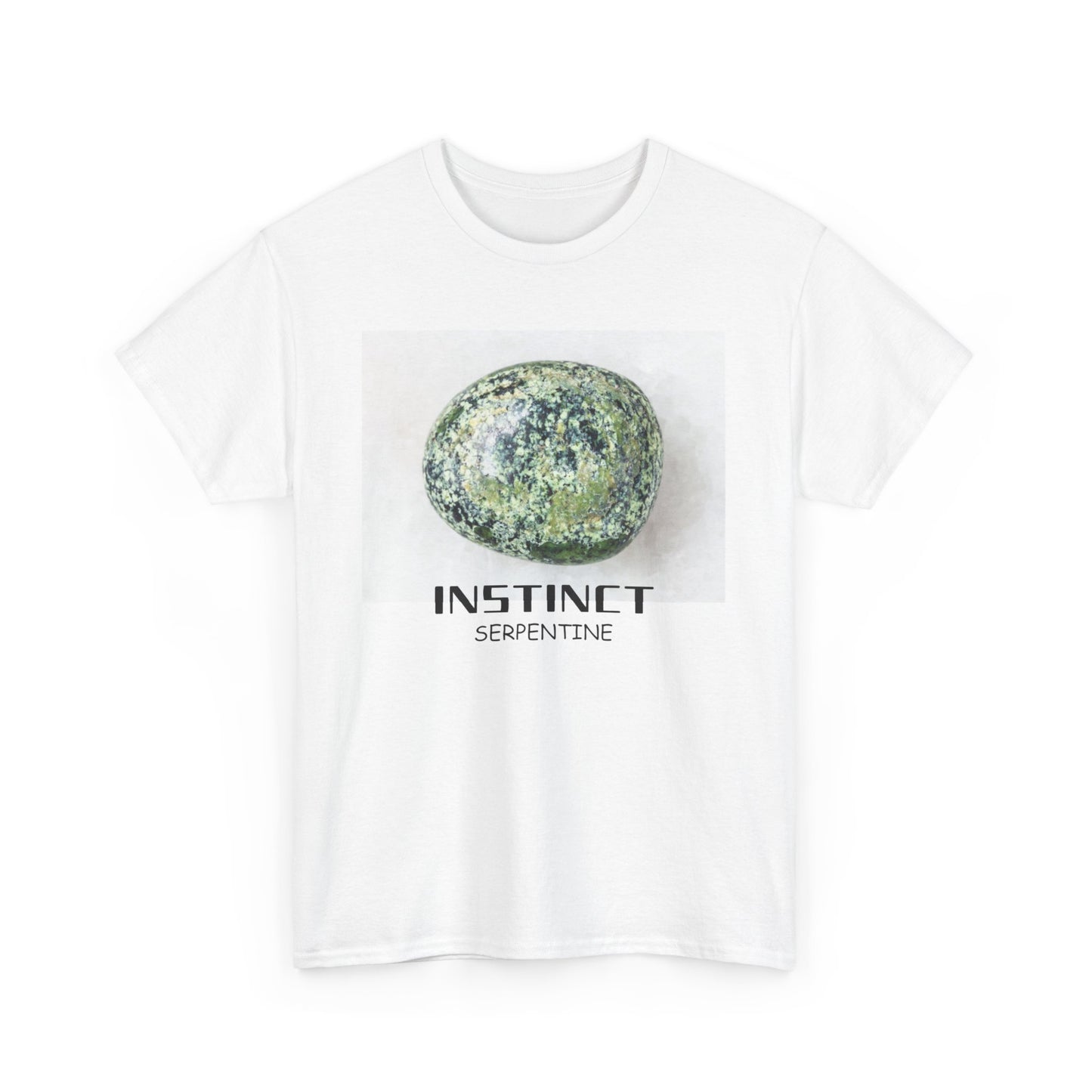 "Instinct" w/ Serpentine Stone, Heavy Cotton Tee