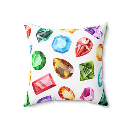 Gemstones, Square Pillow