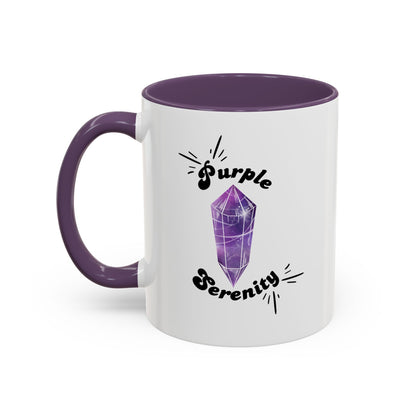 "Purple Serenity" Coffee Mug, 11 & 15 oz