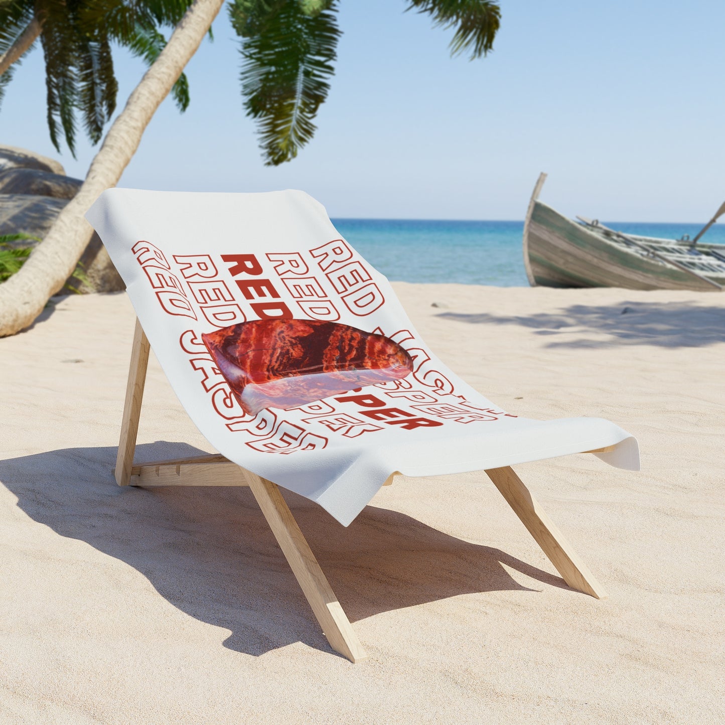 "Red Jasper", Beach Towel