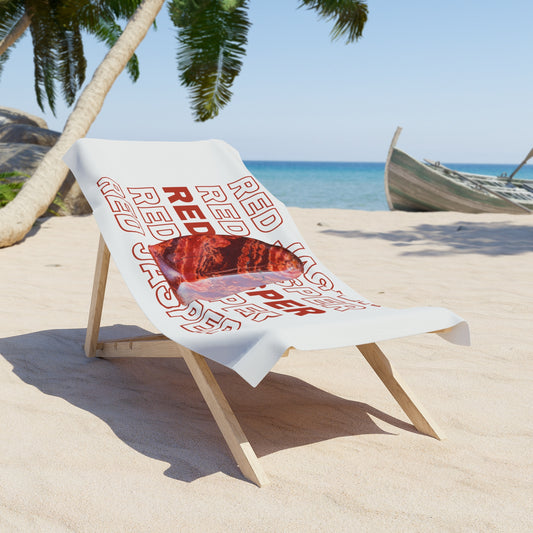 "Red Jasper", Beach Towel
