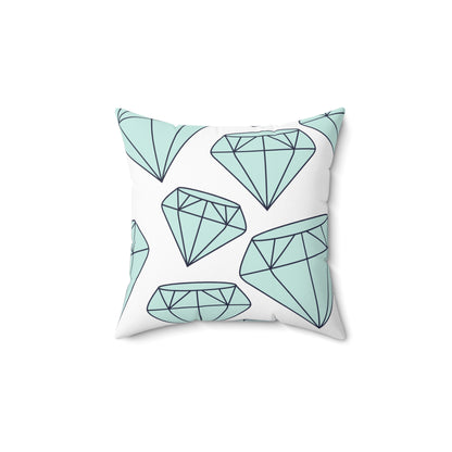 Clear Diamond, Square Pillow