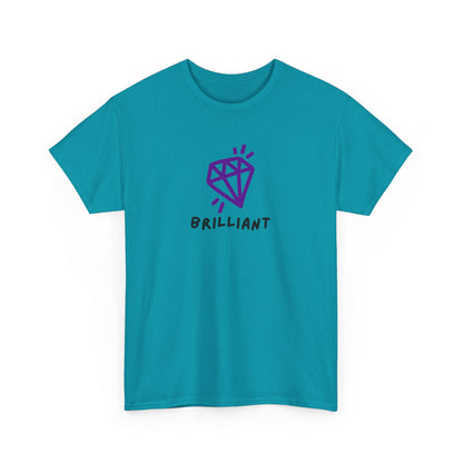 "Brilliant" w/Purple Diamond, Heavy Cotton Tee