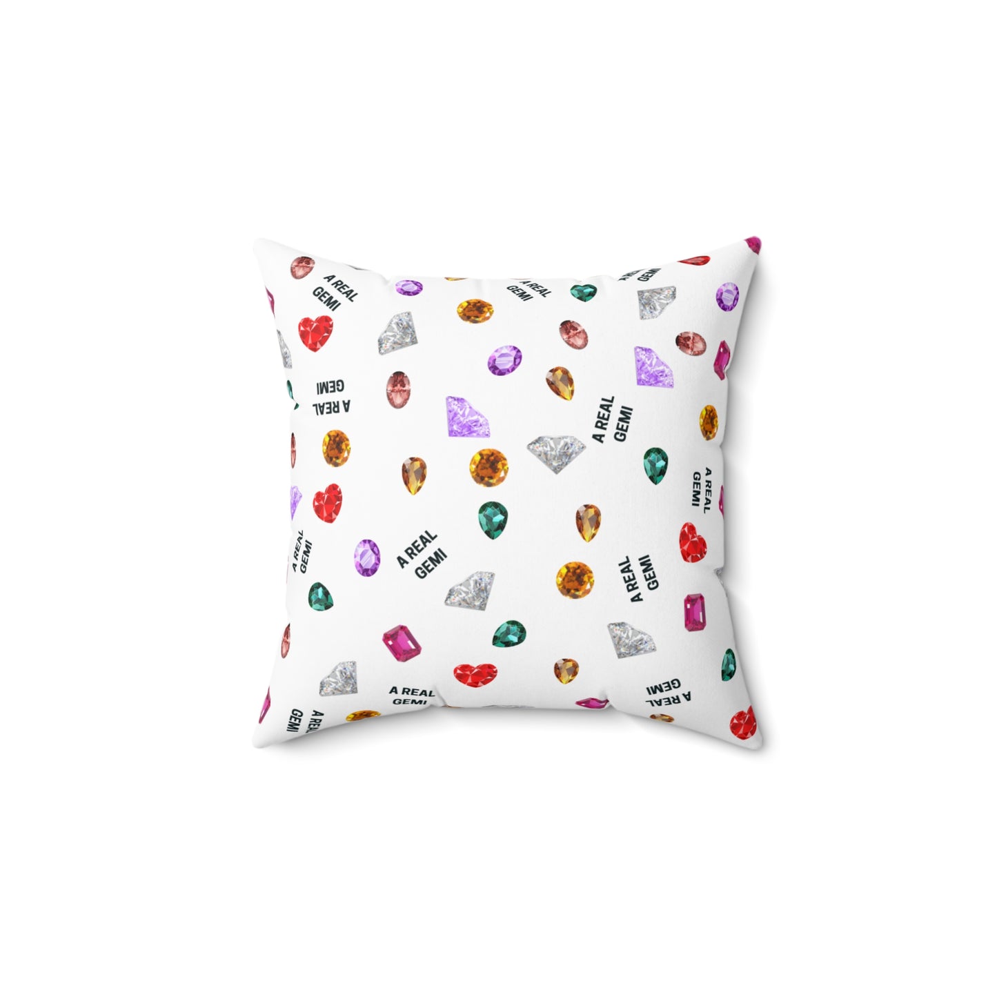 "A Real Gem", Square Pillow