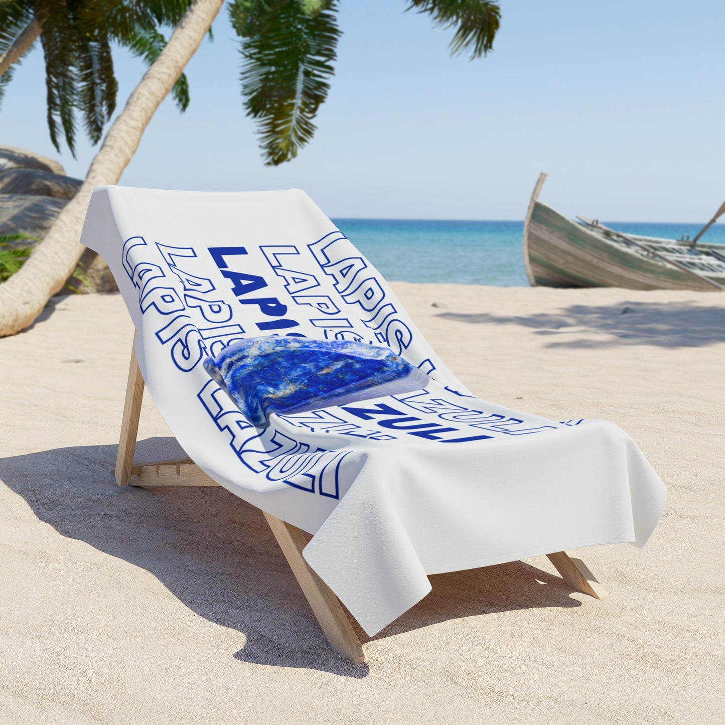 "Lapis Lazuli", Beach Towel