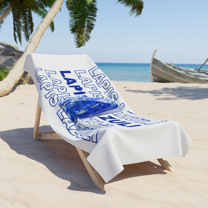 "Lapis Lazuli", Beach Towel