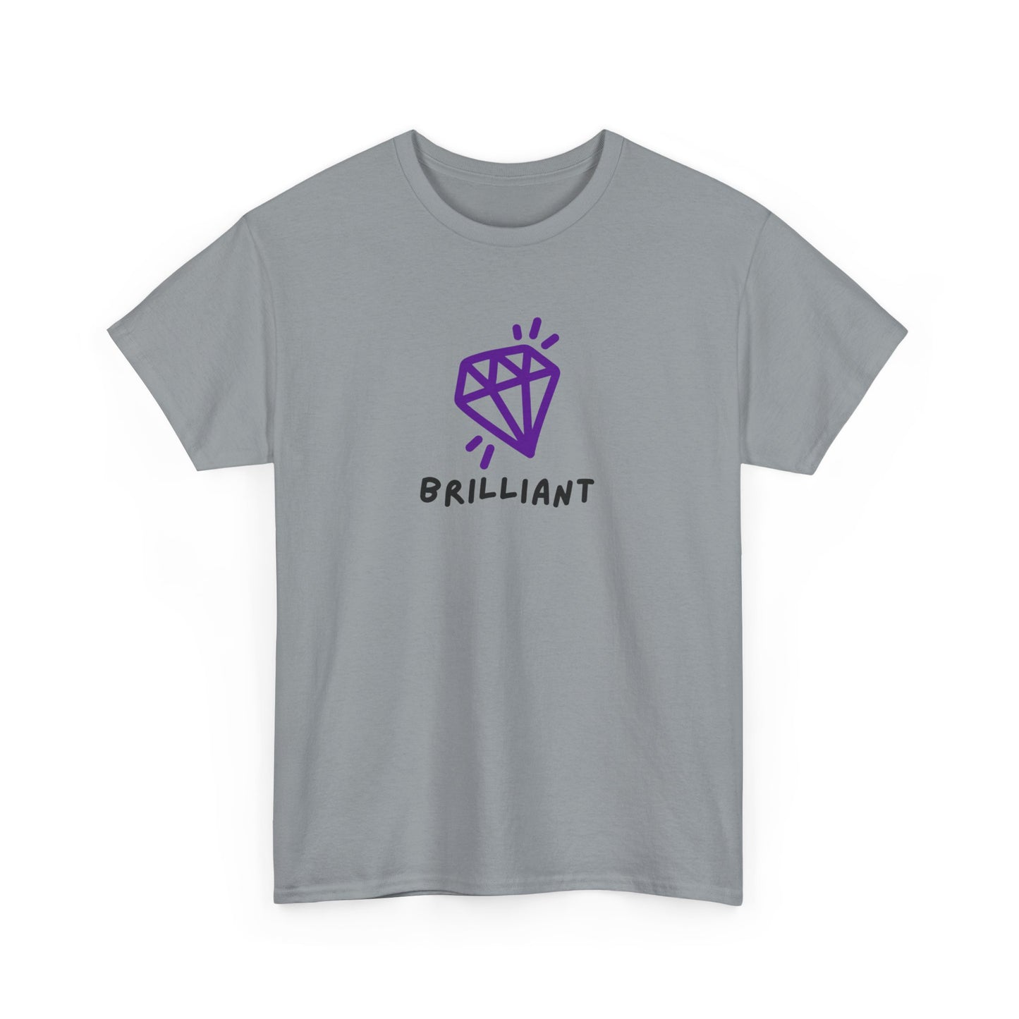 "Brilliant" w/Purple Diamond, Heavy Cotton Tee