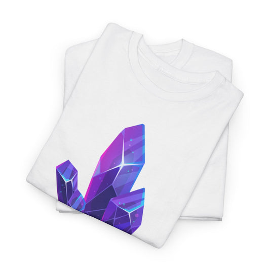 "Balance" w/ Amethyst Stone, Heavy Cotton Tee