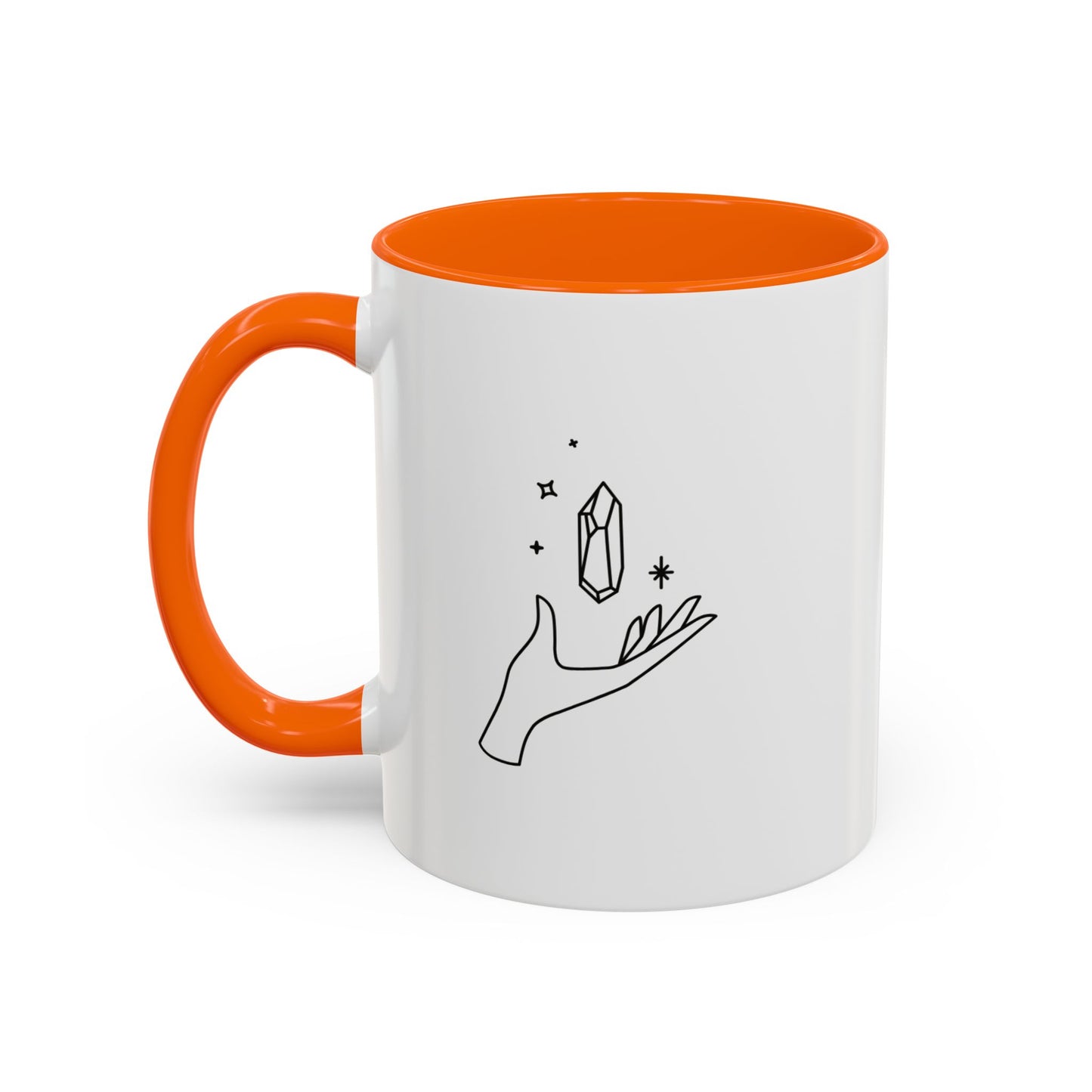 Hand w/ Crystal, Coffee Mug, 11 & 15 oz