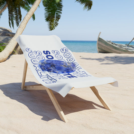 "Sodalite", Beach Towel