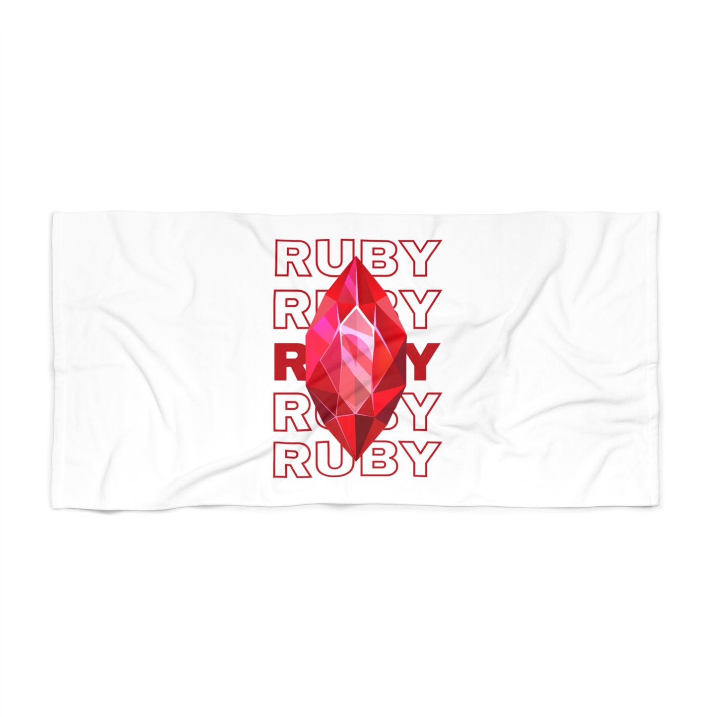 "Ruby", Beach Towel