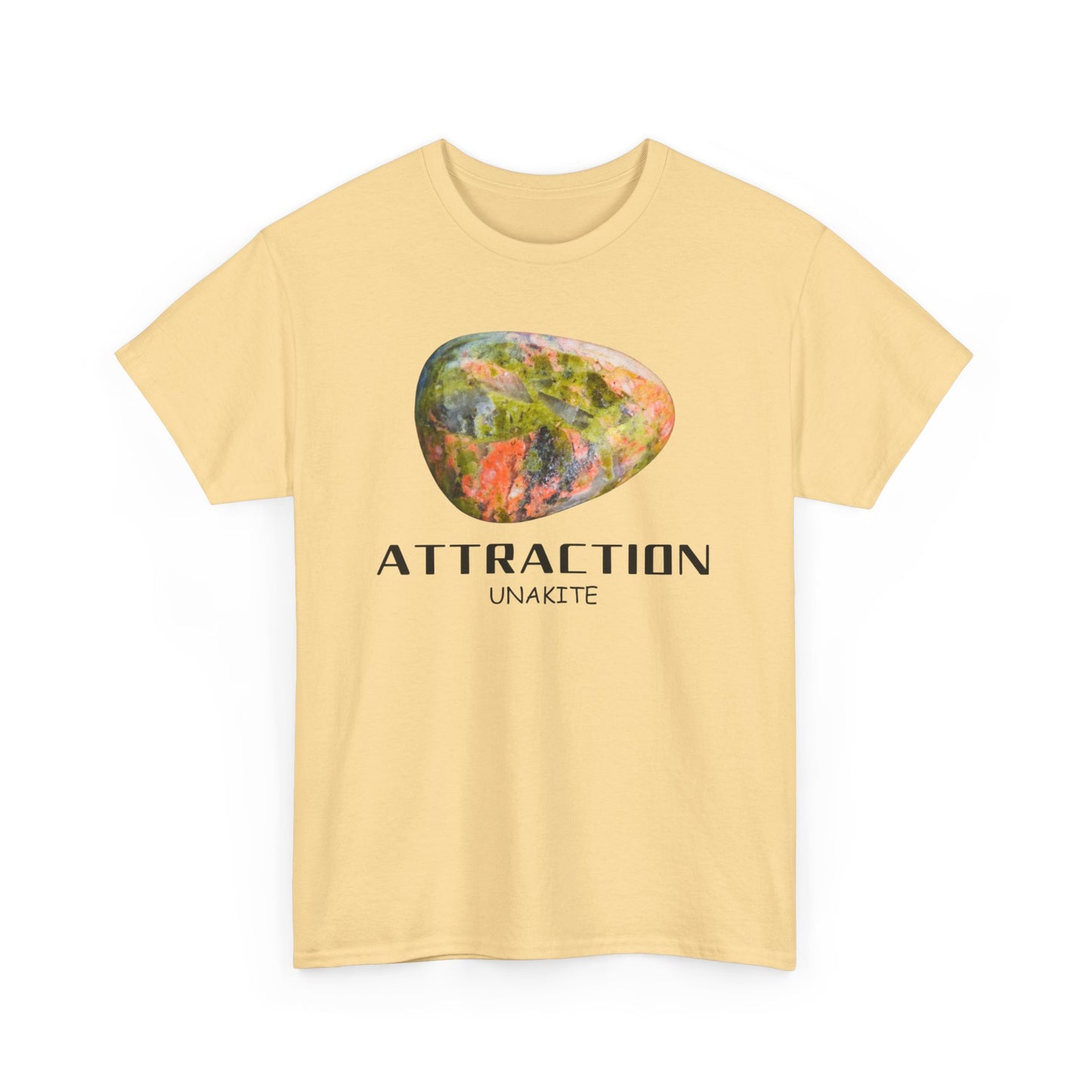 "Attraction" w/ Unakite Stone, Heavy Cotton Tee