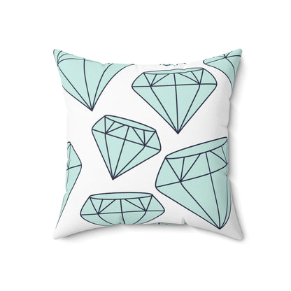 Clear Diamond, Square Pillow