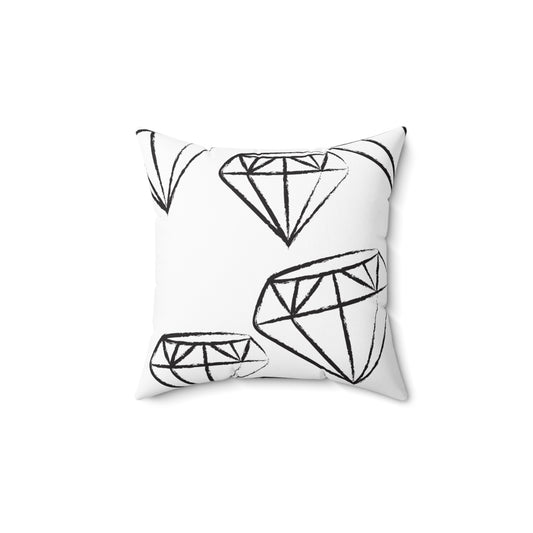 Brilliant Bliss Diamond, Square Pillow