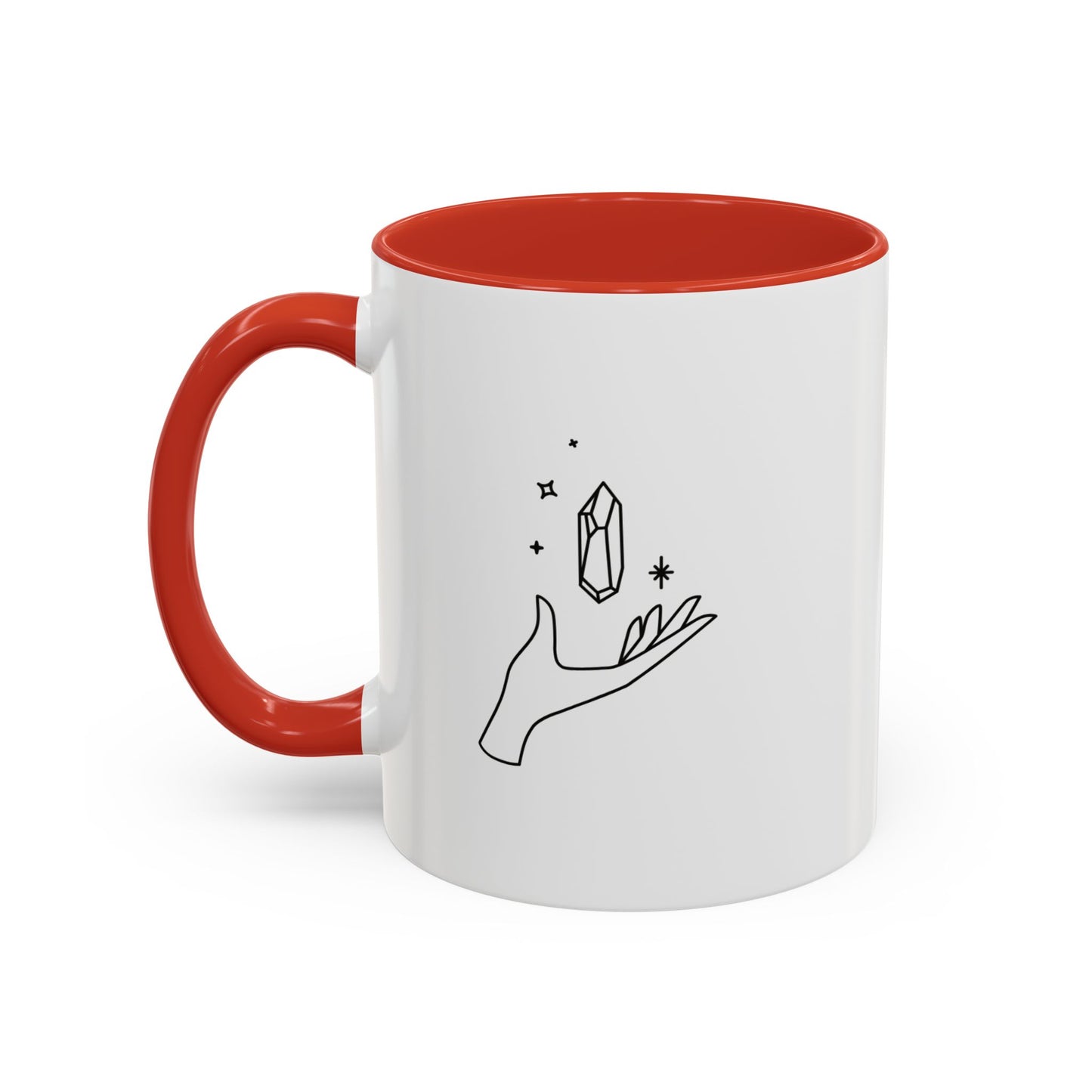 Hand w/ Crystal, Coffee Mug, 11 & 15 oz