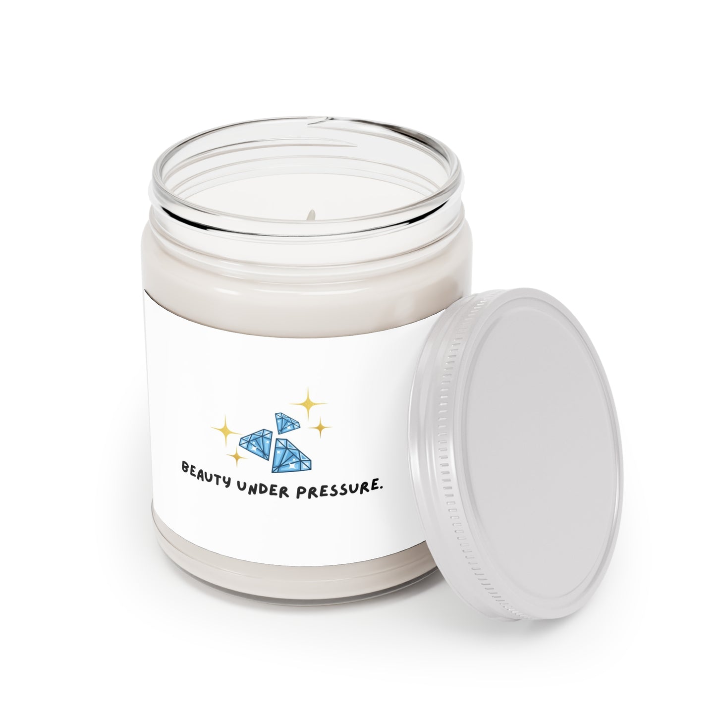 "Beauty under Pressure" Soy Candle w/ 9 Scent Choices, 9oz